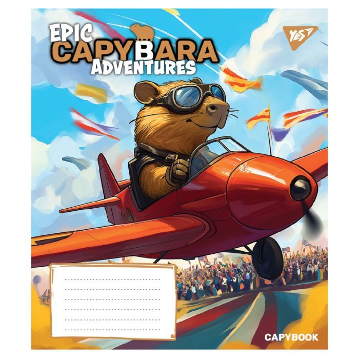 Тетрадь Yes Epic Capybara А5 12 листов линия (767792) изображение 6
