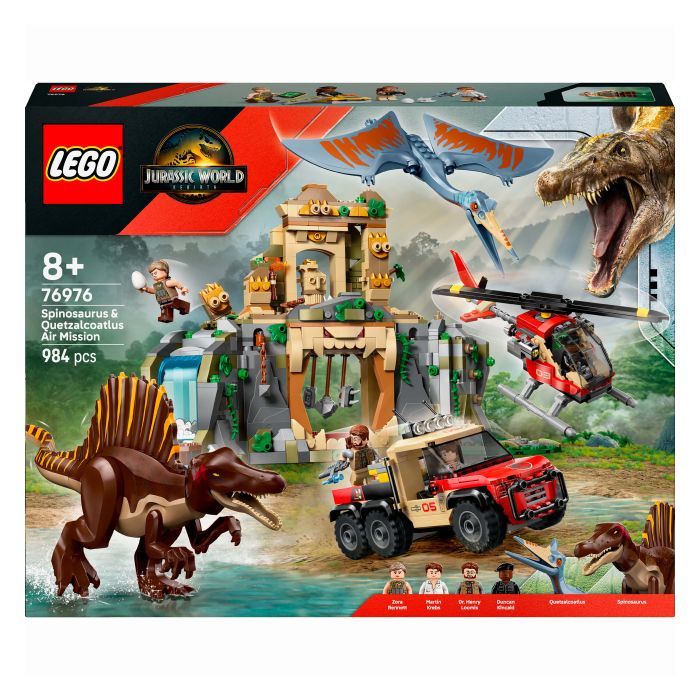 Конструктор LEGO Jurassic World Воздушная миссия со спинозавром (76976) > цены в Киеве и Украине Конструктор LEGO Jurassic World Воздушная миссия со спинозавром (76976)