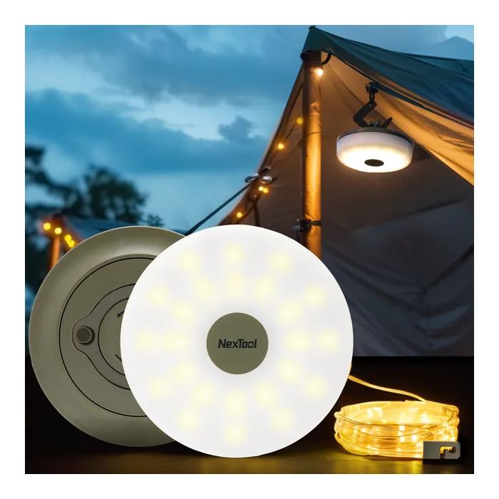 Фонарь NexTool Milky Way - GW20, біла (20 метрів) (NE20328) изображение 5