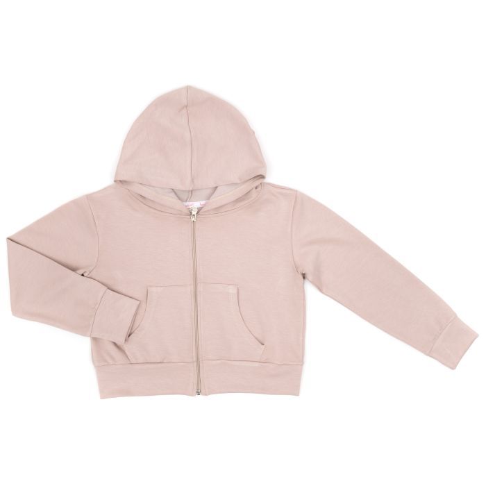 Спортивний костюм дитячий Breeze на блискавці з капюшоном (21207-140G-beige) зображення 2