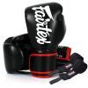 Боксерские перчатки Fairtex BGV14 Black 10 унцій (бинти в комплекті) (BGV14_10oz_Black)