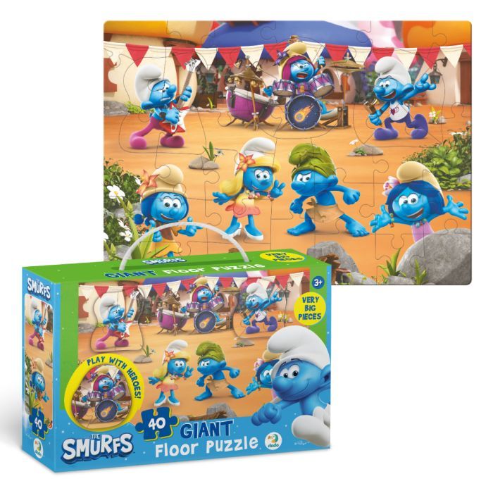 Пазл DoDo великий на підлогу The Smurfs. Музика грає (200619) зображення 2