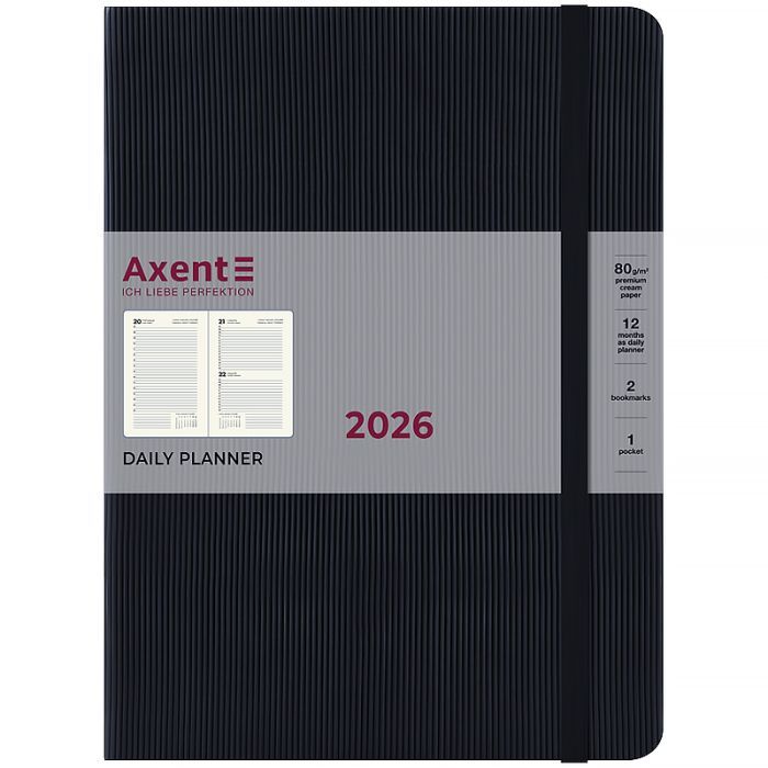 Еженедельник Axent датированный 2026 Grand Lines, 195х255, синий (8831-26-02-A) изображение 2