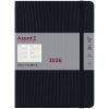 Еженедельник Axent датированный 2026 Grand Lines, 195х255, черный (8831-26-01-A) изображение 2