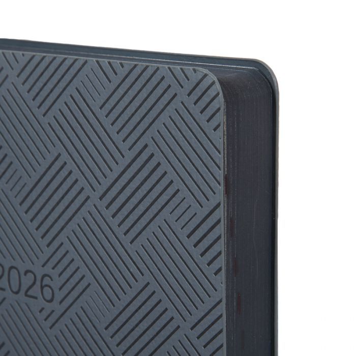 Тижневик Leo planner А5 датований 2026 "Urban", м‘який, сірий, 368 сторінок (252692) зображення 3