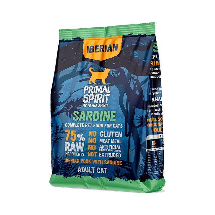 Сухий корм для кішок Alpha Spirit Primal Iberian Sardine 1 кг (8436586311476)