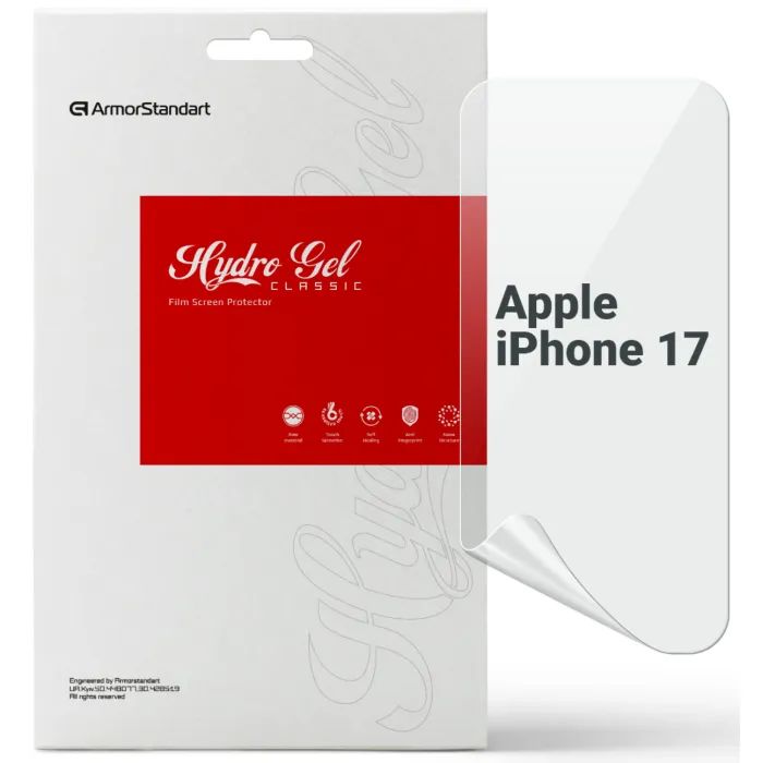 Плівка захисна Armorstandart hydrogel Apple iPhone 17 (ARM86167)