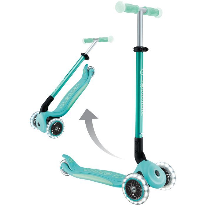 Самокат Globber Elite колеса з підсвіткою М'ятний (839-206) изображение 8