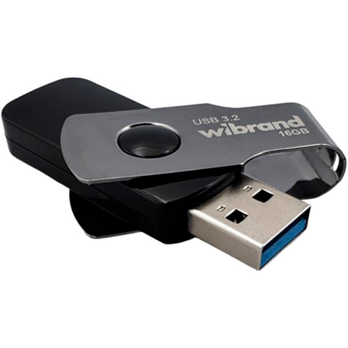 USB флеш накопитель Wibrand 16GB Lizard Black USB 3.2 (WI3.2/LI16P9B)