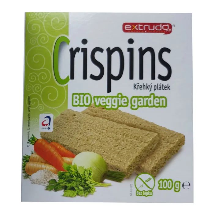 Хлебцы детские Extrudo Crispins Органические с овощами 100 г (27770-1707)