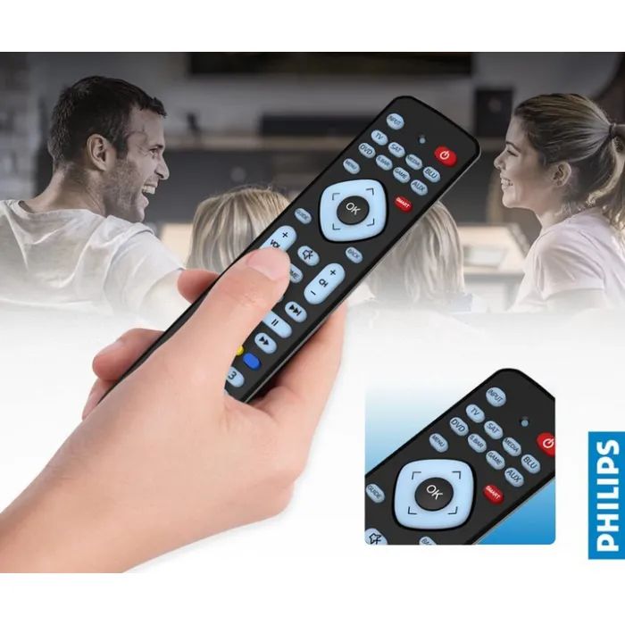 Пульт ДУ для телевизора Philips Perfect replacement 8-в-1 (SRP2018/10) изображение 2