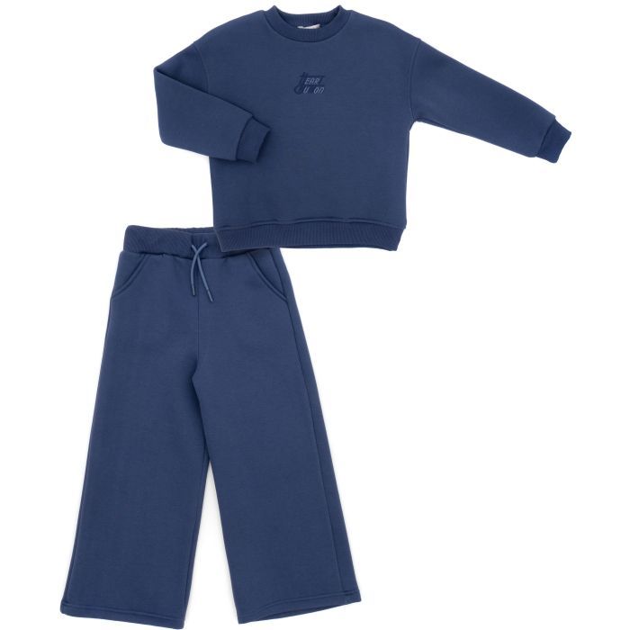 Спортивний костюм дитячий Toontoy флісовий (24882-158G-indigo)