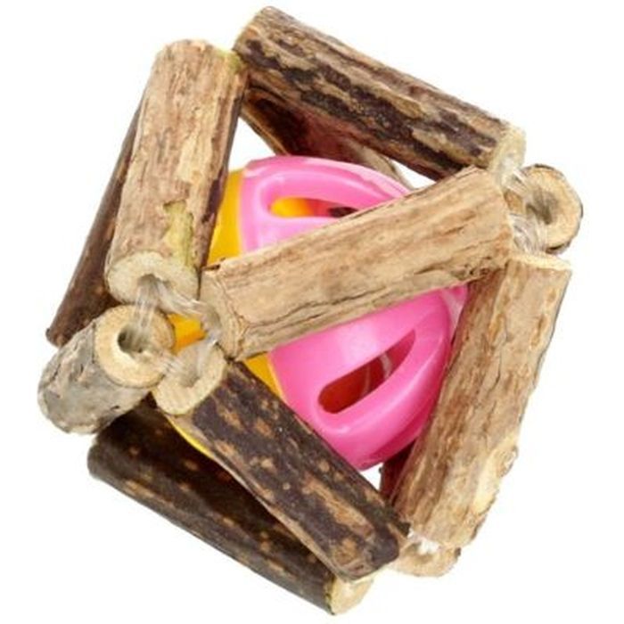 Іграшка для котів Hippie Pet М'ячик у клітці 5.5 см (HIPCT20003-S)