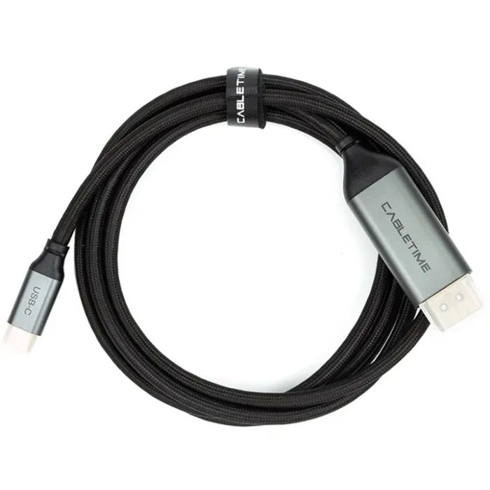 Кабель мультимедийный USB-C to DisplayPort M 1.8m V1.2 4K Cabletime (CA913305) изображение 2