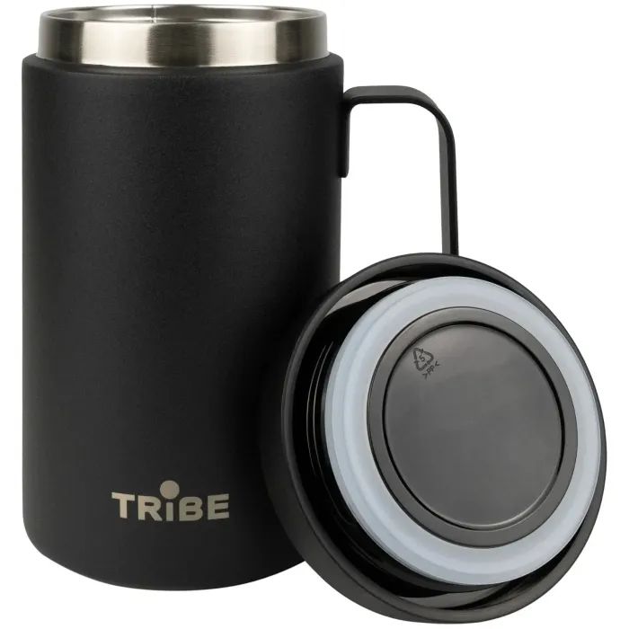 Термокружка Tribe Adventure Mug 450 мл black (T-FA-0032-black) изображение 2