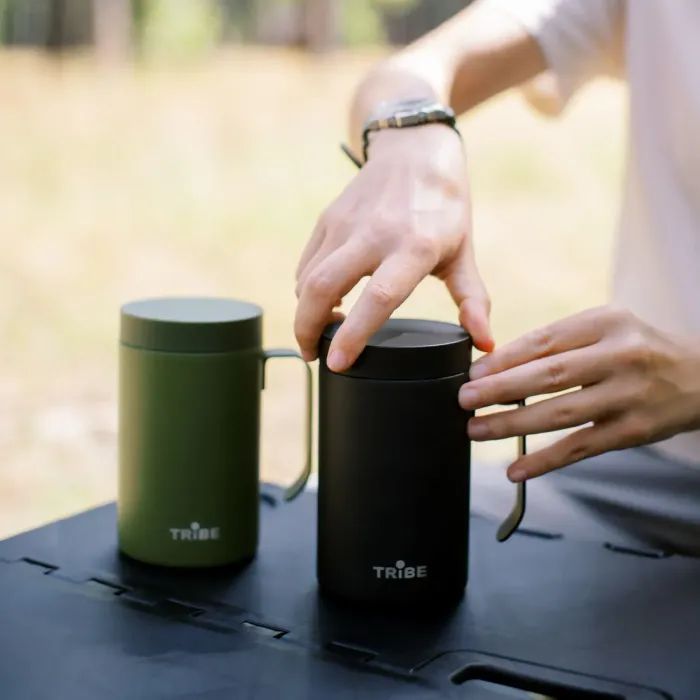 Термокружка Tribe Adventure Mug 450 мл black (T-FA-0032-black) изображение 9