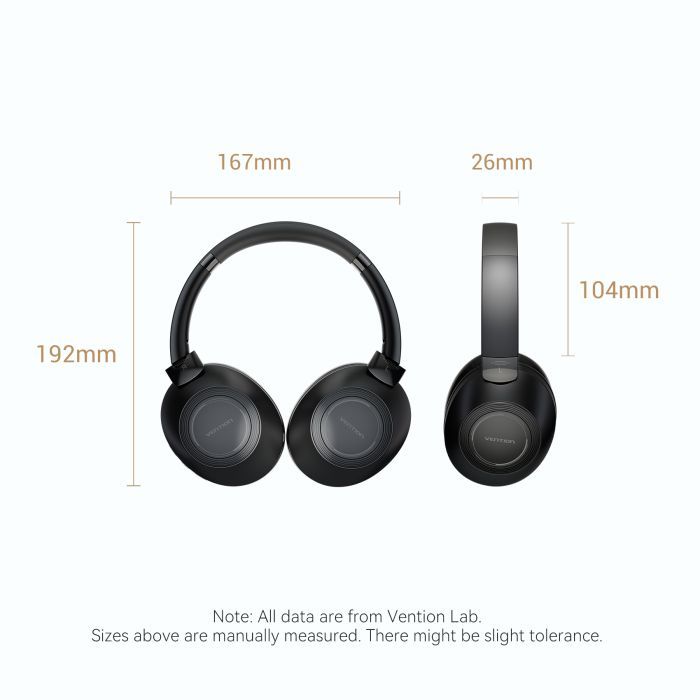 Навушники Vention S11 SoundMate Wireless Black (NBBB0) зображення 11