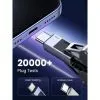 Дата кабель USB-C to USB-C 3.0m 100W L512 gray Ugreen (45065) изображение 7