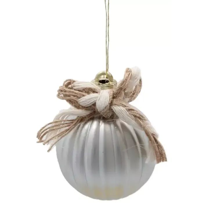 Елочная игрушка Chomik пластикові прикраси мікс, 24 шт, срібний, шампань (5900779897205) изображение 3