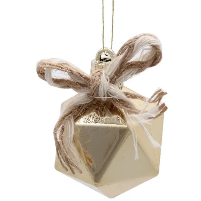 Елочная игрушка Chomik пластикові прикраси мікс, 24 шт, срібний, шампань (5900779897205) изображение 7