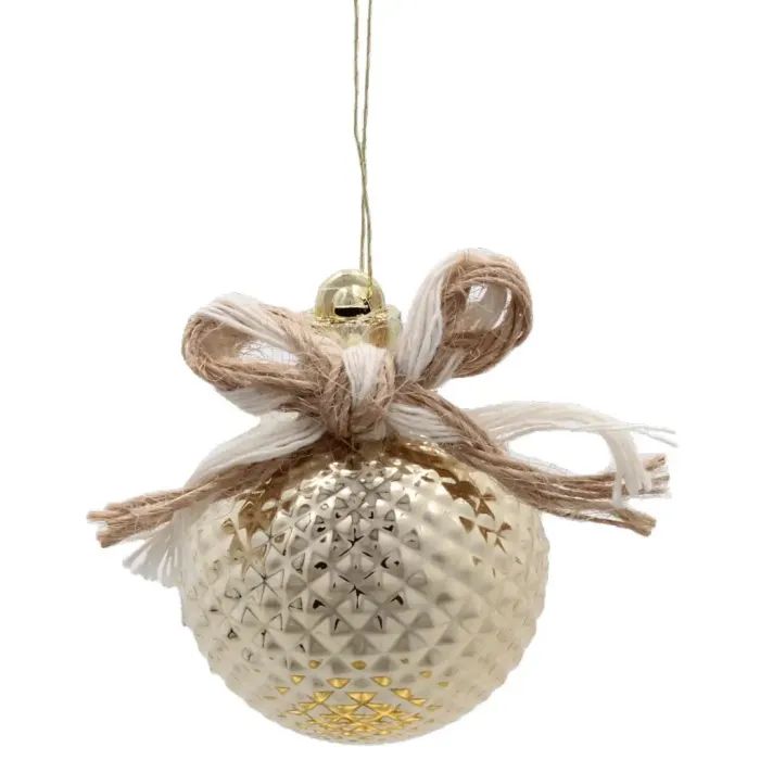 Елочная игрушка Chomik пластикові прикраси мікс, 24 шт, срібний, шампань (5900779897205) изображение 9