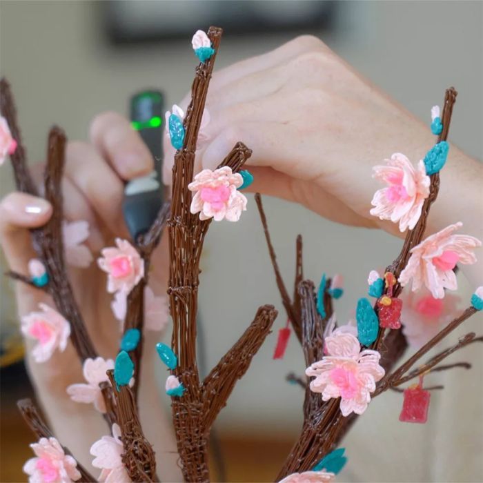 3D - ручка 3Doodler Create Flow для профессионального использования синяя (FLOW-INTL) изображение 2