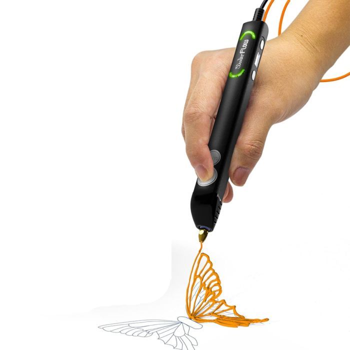 3D - ручка 3Doodler Create Flow для профессионального использования синяя (FLOW-INTL) изображение 7
