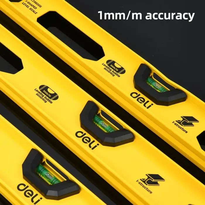 Уровень Deli строительный 1000 мм (EDL291000G) изображение 3