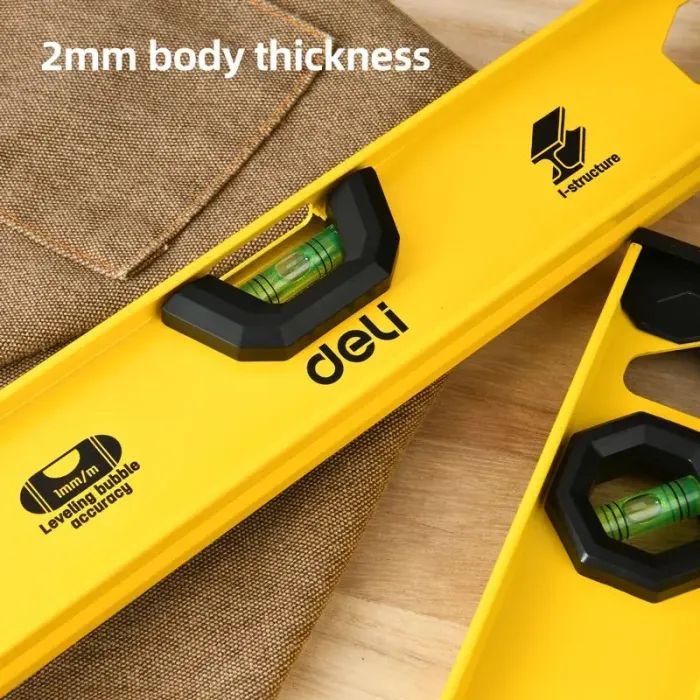 Уровень Deli строительный 1000 мм (EDL291000G) изображение 4