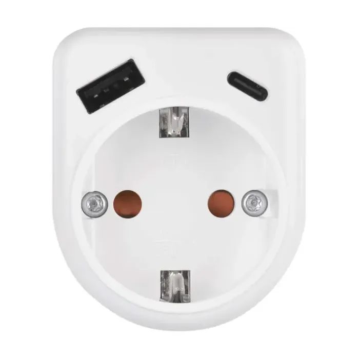 Зарядное устройство EMOS 1xUSBA + 1xUSBC PD20W (P0075) изображение 4