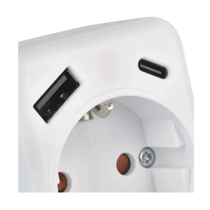 Зарядное устройство EMOS 1xUSBA + 1xUSBC PD20W (P0075) изображение 6