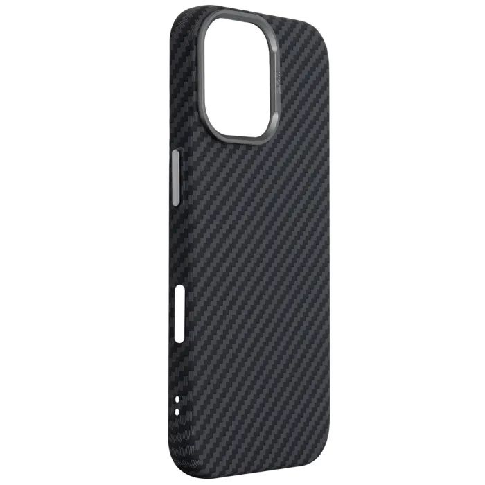 Чехол для мобильного телефона Armorstandart LikeCarbon2 MagCase Apple iPhone 17 Carbon Black (ARM86257) изображение 3