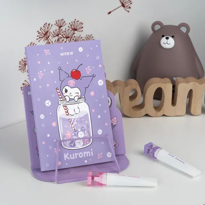 Підставка для книг Kite Kuromi, металева (HK25-392-2) зображення 4