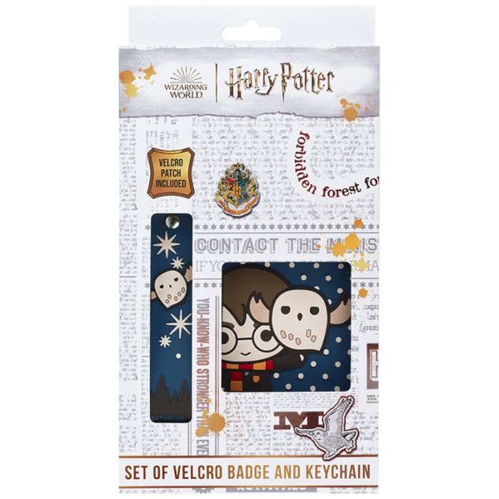 Бейдж Kite набор на липучке и подвеска Harry Potter (HP25-3010-2)
