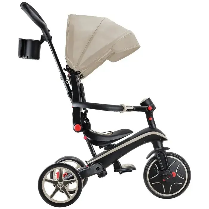 Дитячий велосипед Globber Explorer trike Foldable 4 в 1, пісочний (732-466-2) зображення 2