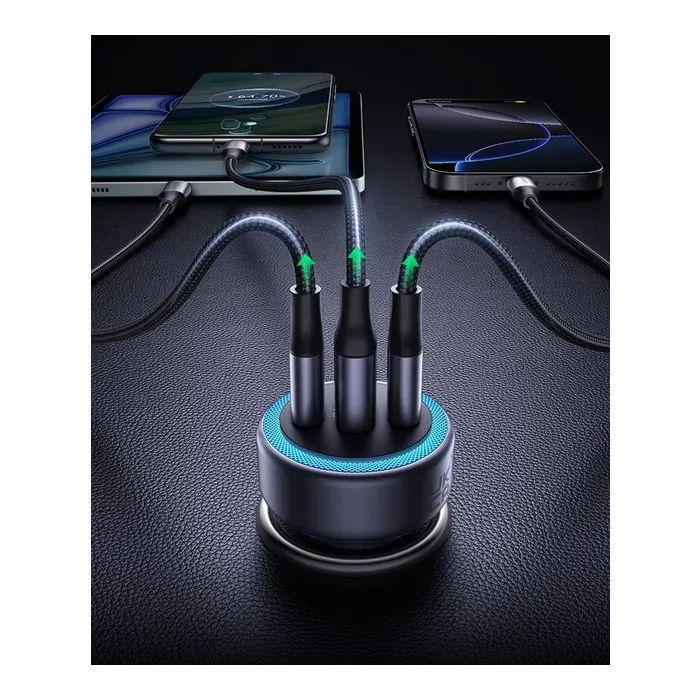Зарядное устройство Ugreen 2xUSB-C PD30W + 1xUSB QC3.0 EC307 gray (45843) изображение 3