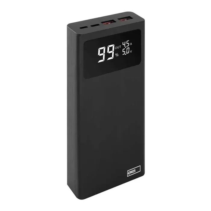 Батарея универсальная EMOS 20000mAh BETAQ 20, 22.5W, black (B0532B) изображение 3