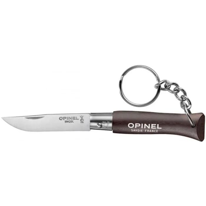 Ніж Opinel 4 Keychain Inox Dark Brown (002268)