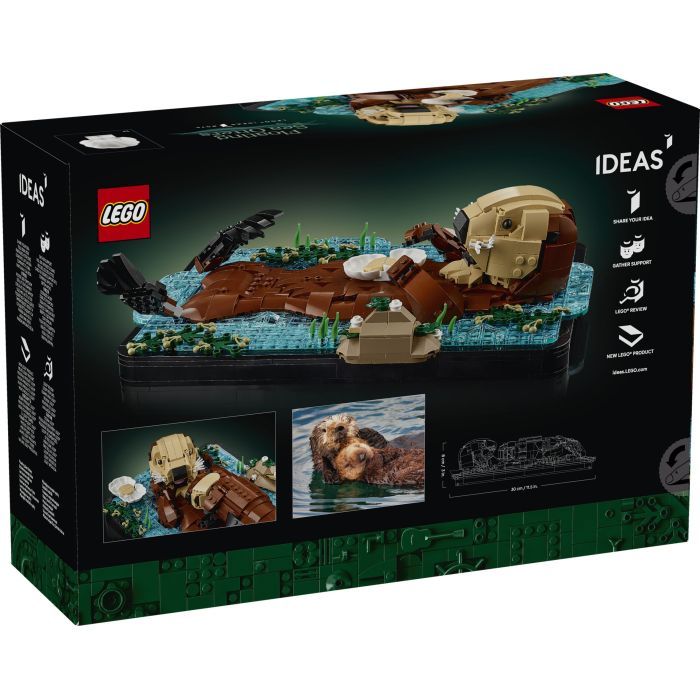 Конструктор LEGO Ideas Плавающие морские выдры (21366) изображение 8