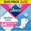 Ежедневные прокладки Libresse Dailies Protect Regular Liners 64 шт. (7322540082210)