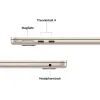 Ноутбук Apple MacBook Air 13 M5 A3449 Starlight (MDHD4UA/A) изображение 6