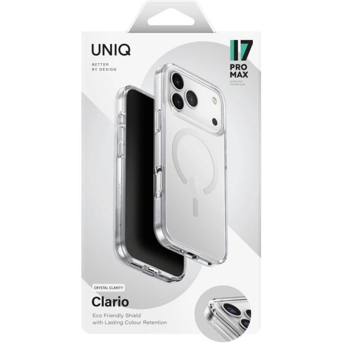 Чехол для мобильного телефона Uniq Clario Apple iPhone 17 Pro Max Transparent (8886463694824) изображение 6