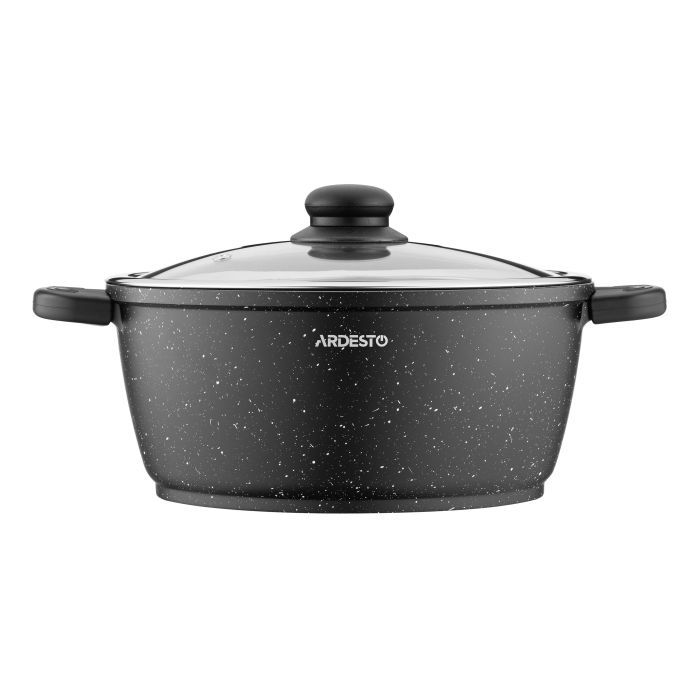 Набір посуду Ardesto Gemini Anzio, 6 предметів, чорний (AR1906AS) зображення 7
