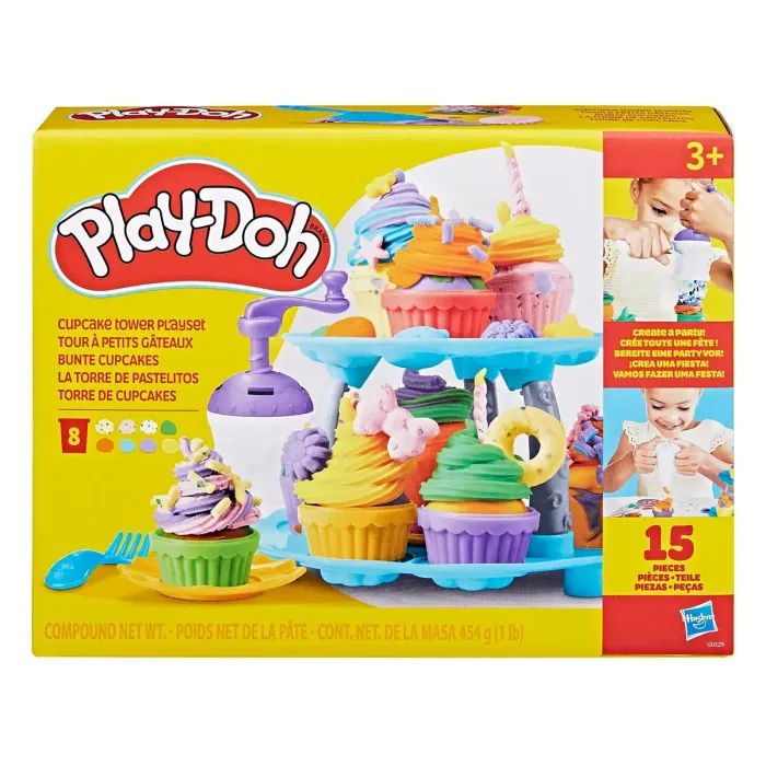 Набір для творчості Hasbro Play-Doh Вежа капкейків з масою для ліплення (G0529) зображення 4