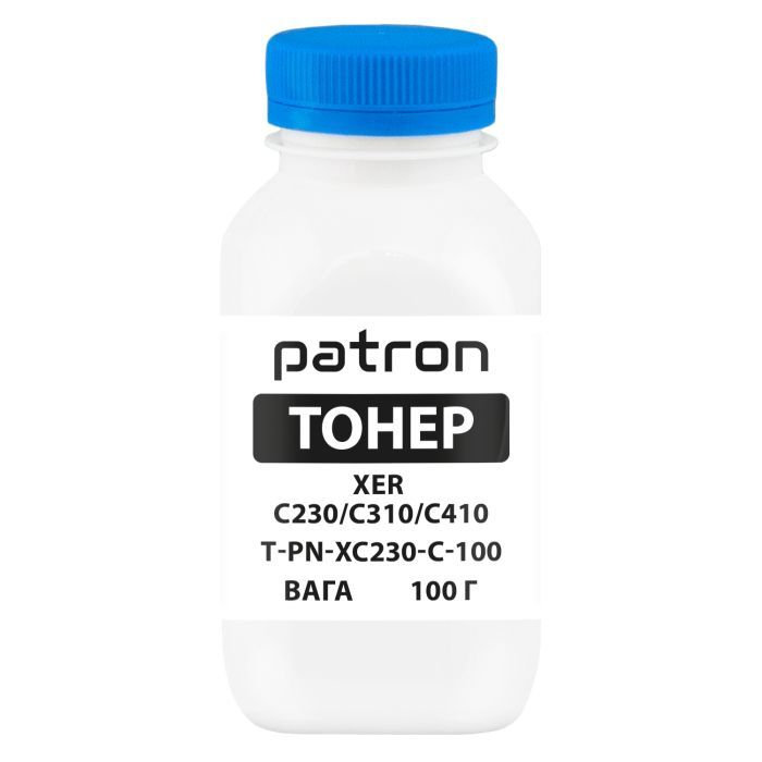 Тонер XER C230/C310/C410, 100 г, Cyan Patron (PN-XC230-C-100)
