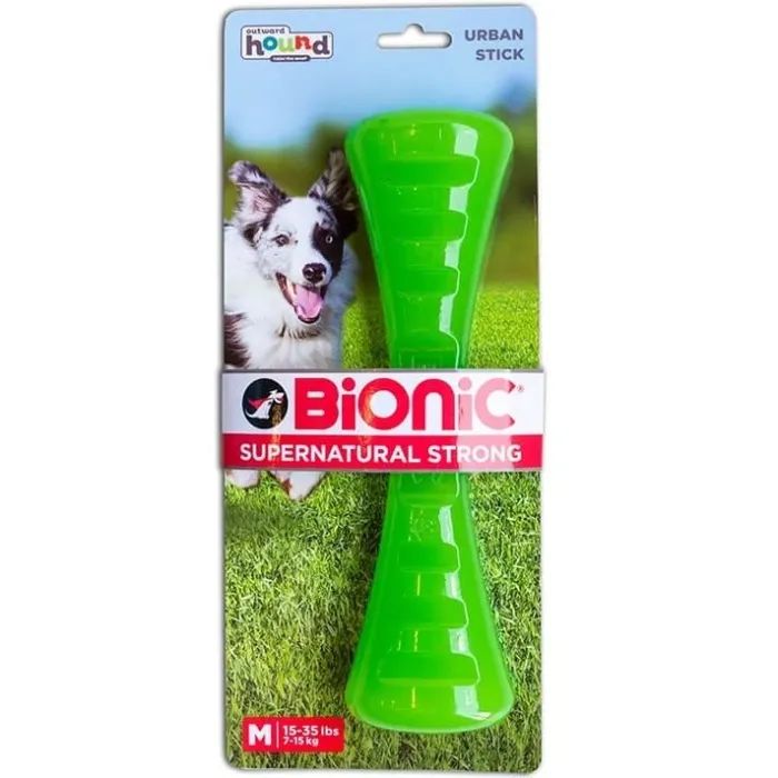 Игрушка для собак Bionic Гантель зеленая 22 см (0700603300803) изображение 3