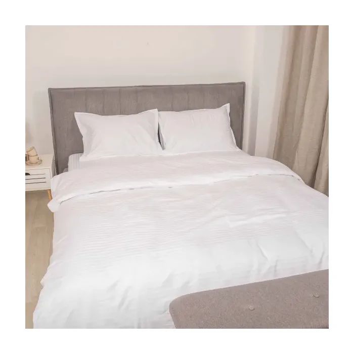 Постільна білизна Tiare Сатин Страйп White сімейний (White_Stripe_sm) зображення 2