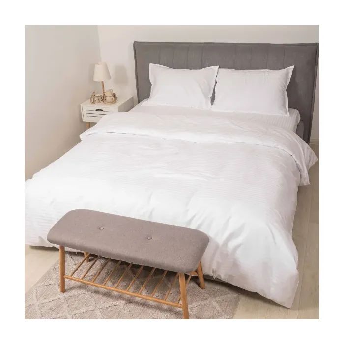 Постільна білизна Tiare Сатин Страйп White сімейний (White_Stripe_sm) зображення 8