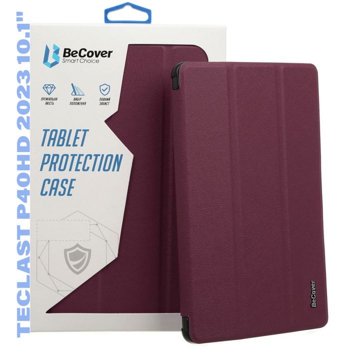 Чохол до планшета BeCover Smart Case Teclast P40HD 2023 10.1" Red Wine (711093) зображення 4