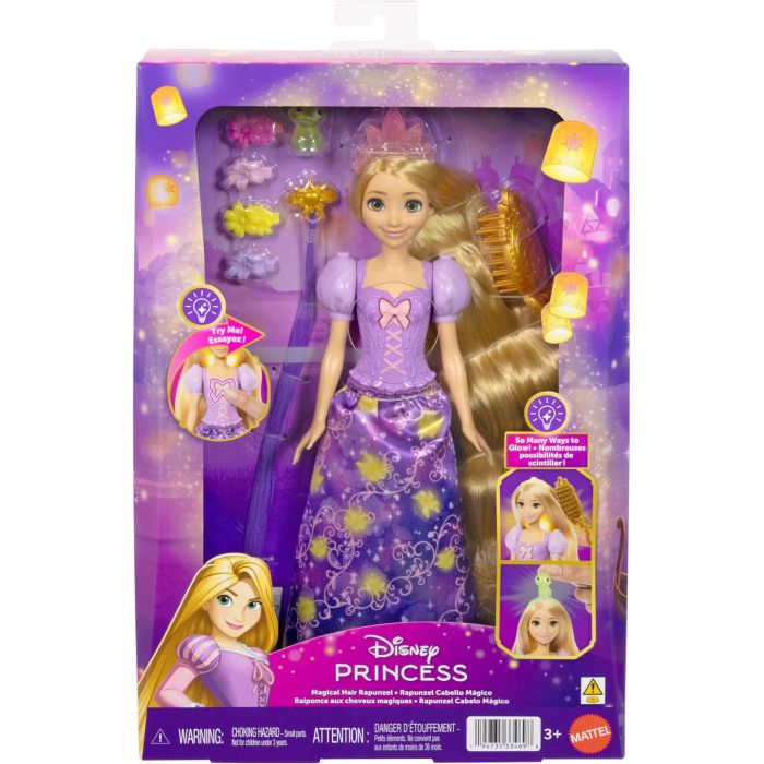 Кукла Disney Princess Волшебные волосы Рапунцель (JHL46) изображение 6